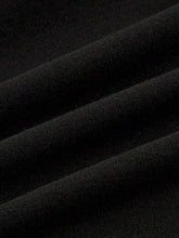 Women's Fitted Red And Black Color Block Long Sleeve T-Shirt